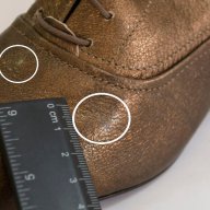 Естествена кожа, дамски кафяви бронзови обувки марка Eye, снимка 5 - Дамски ежедневни обувки - 17554820