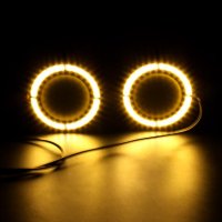 Дневни светлини LED DRL кръгли 30W супер силни мигач водоустойчиви, снимка 4 - Аксесоари и консумативи - 20427714