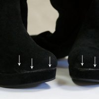 Елегантни ботуши на ток в черно марка Caroline , снимка 6 - Дамски ботуши - 20230205