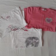 Памучни блузи с дълъг ръкав - 3бр., снимка 1 - Детски Блузи и туники - 11366363