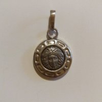 Среб.медальон-"Версаче"-3,63гр.-проба-925. Закупен от Италия., снимка 3 - Колиета, медальони, синджири - 21773141