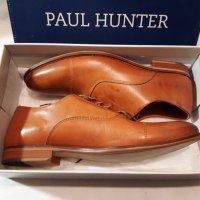 Чудесни мъжки обувки от естествена кожа PAUL HUNTER №44, снимка 15 - Официални обувки - 24664226