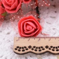 144 бр дантелени розички рози роза силиконови за бутониери декорация сватба повод ръчна изработка, снимка 8 - Други - 18496939