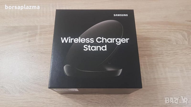 Зарядно устройство, Samsung S9/S9+ Wireless charger standing (w/a TA) Black, снимка 1