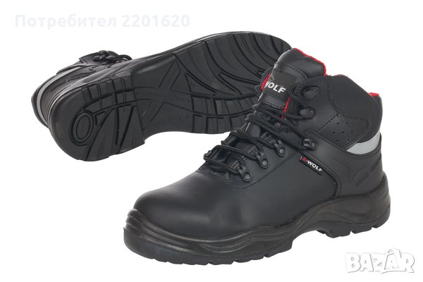 Защитни обувки, Кевлар, Непромокаема телешка кожа, S3, снимка 1