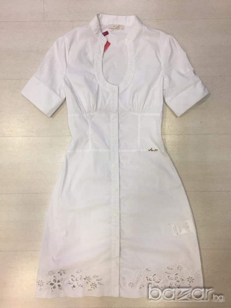 Бяла рокля, размер М, снимка 1