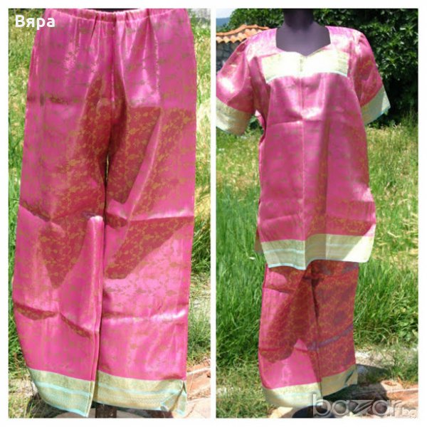 Костюм от Азия - ръчно тъкана коприна!, снимка 1