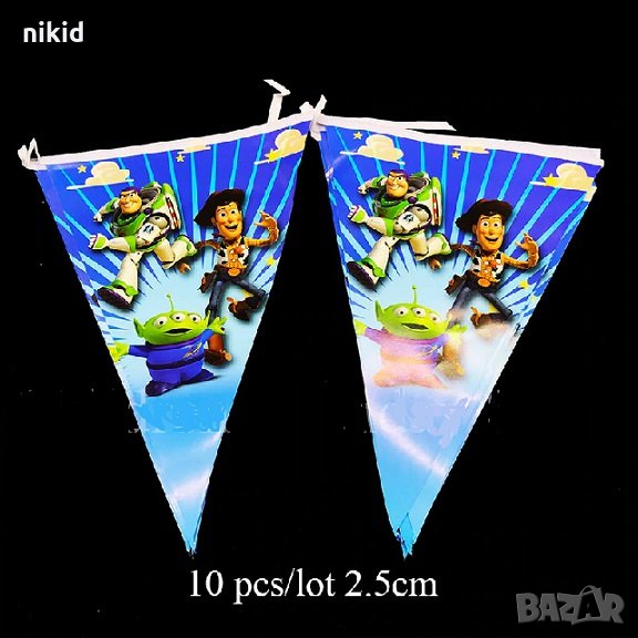 Toy Story Играта на играчките Парти Гирлянд Знаменца Флаг Банер, снимка 1