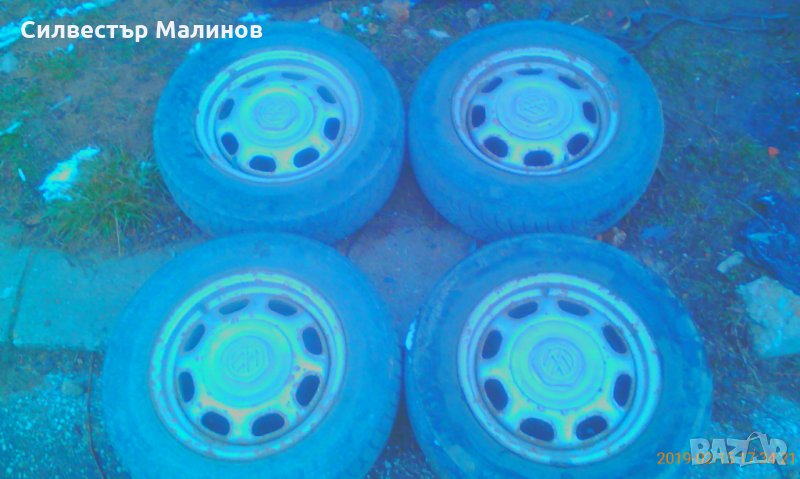 Джанти Vw 4x100 vento golf passat R 14 13 венто джанти с гуми голф др., снимка 1