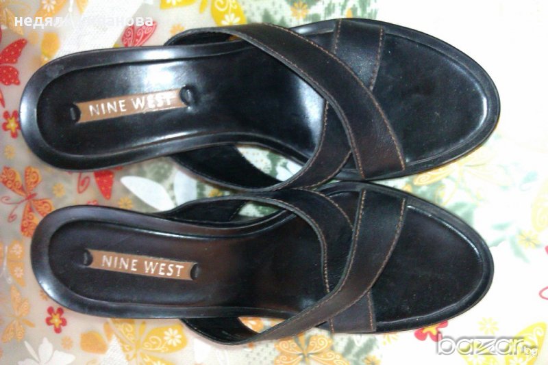 NINE WEST-маркови платформи естествена кожа, снимка 1