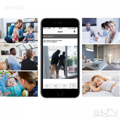 часовник с мини WiFi камера, снимка 4 - Камери - 25540520