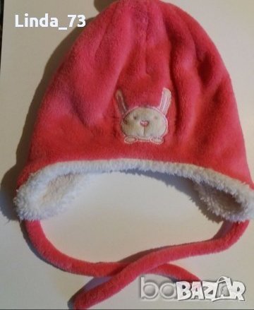 Дет.шапка-"Simply Star"-/плюш/-цикламена. Закупена от Италия., снимка 5 - Шапки, шалове и ръкавици - 22492831