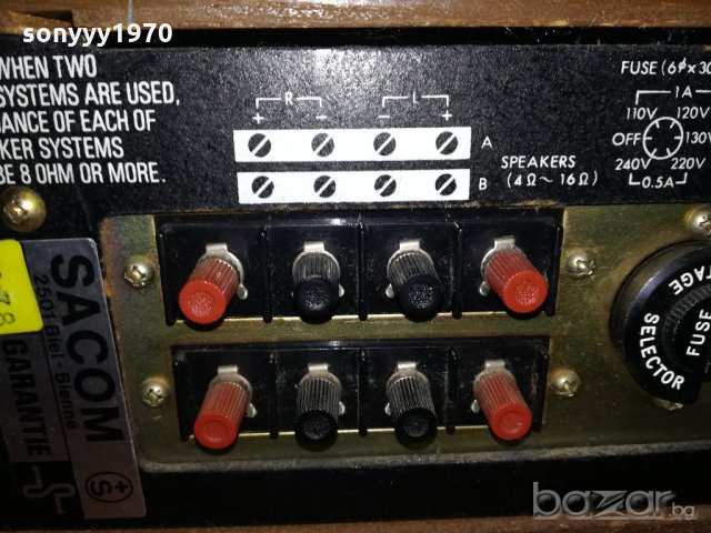 pioneer-ретро ресивър-внос швеицария, снимка 18 - Ресийвъри, усилватели, смесителни пултове - 20860122