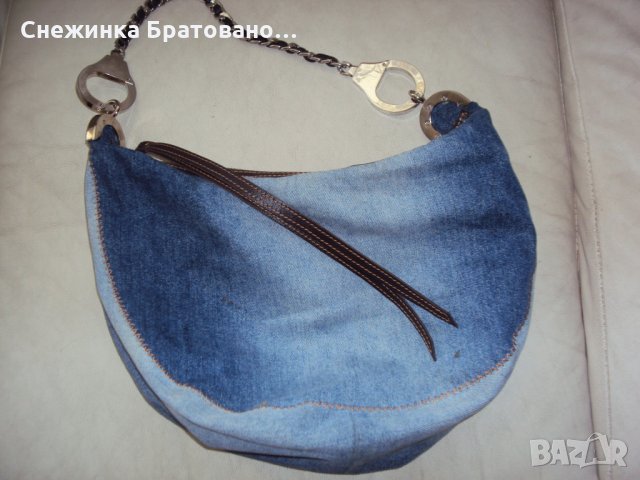 100% оригинална маркова дънкова чанта на GILLI, снимка 5 - Чанти - 22225319