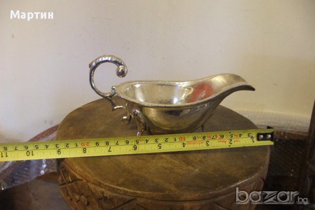 Стар масивен посребрен - Съд !  (01059), снимка 6 - Други - 13402996
