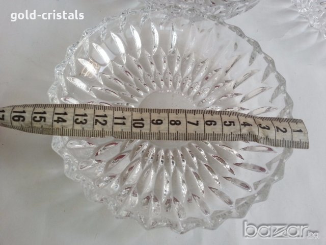 кристални чинии купи немски кристал , снимка 3 - Антикварни и старинни предмети - 19375855
