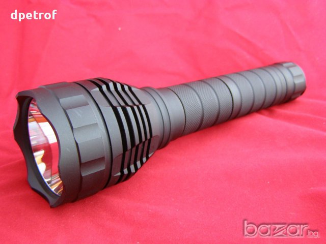 Мощен 2000lm фенер/U4-W2-S5 емитер, далекобоен(>1000м), с опция флууд , снимка 2 - Екипировка - 14946453