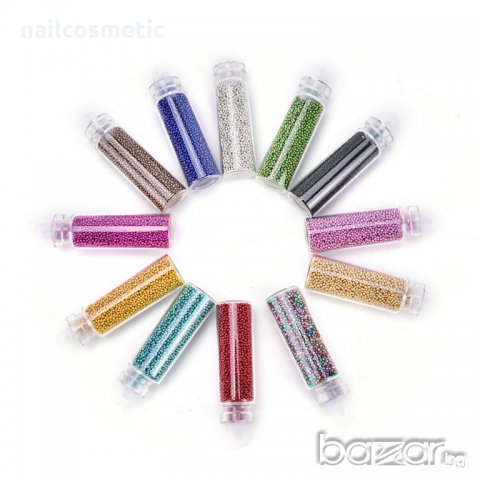 Мини перлички/хайвер за декорация на маникюр, снимка 4 - Продукти за маникюр - 9181472