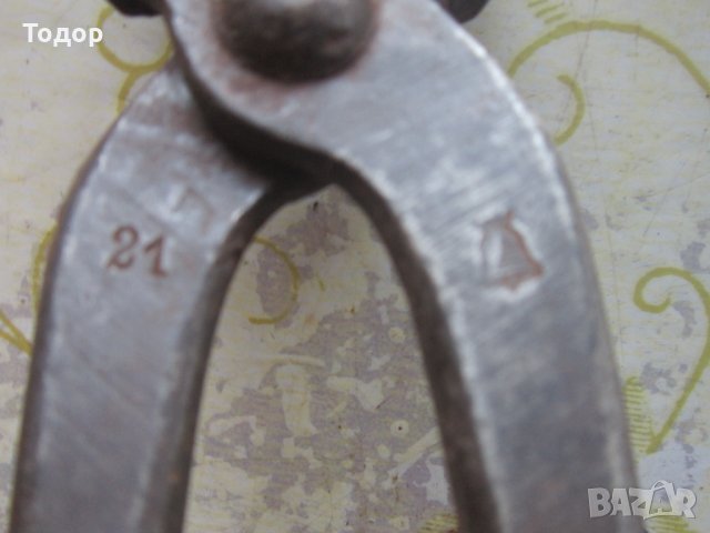 Немски армейски клещи керпедени с кози крак , снимка 2 - Клещи - 25872741