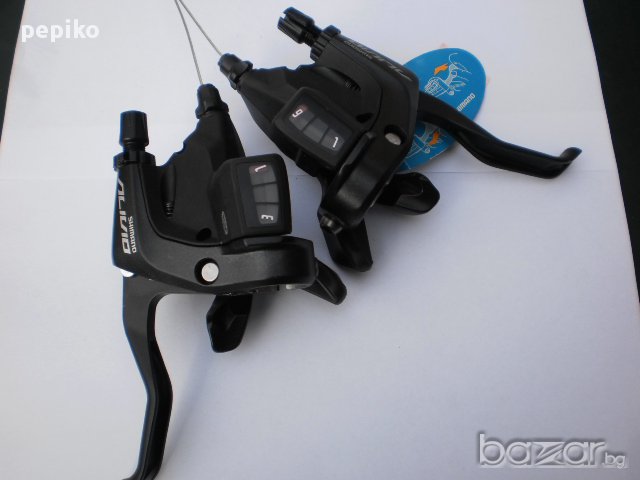 Продавам колела внос от Германия палцови команди Shimano Alivio St-m430 , снимка 8 - Части за велосипеди - 10212538