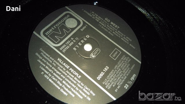 Грамофонна плоча- Village People, снимка 2 - Грамофонни плочи - 19781137