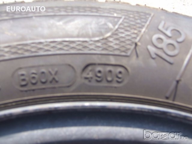 4бр. стоманени джанти Alfa Romeo с перфектни зимни гуми KLEBER 185/65/15, снимка 6 - Гуми и джанти - 14763142