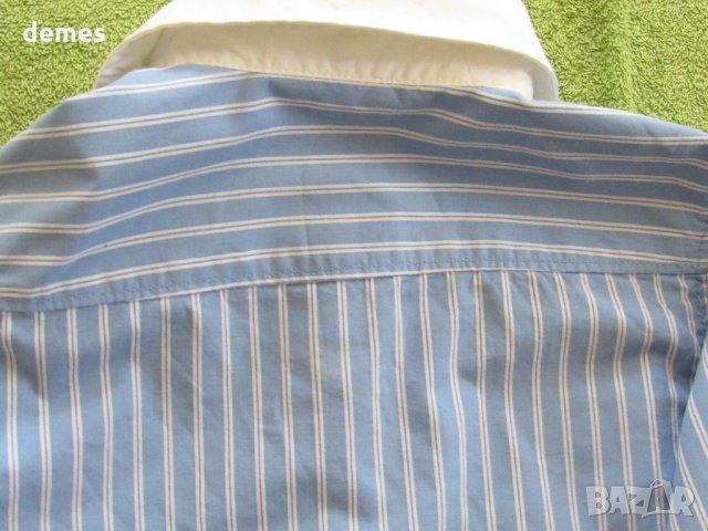  Синя риза с дълъг ръкав за момче Н&М размер 122, снимка 10 - Детски ризи - 24367497