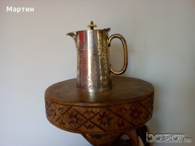 1906г. Посребрена масивна  - Кана - 1 бр. ( 777926) , снимка 2 - Други стоки за дома - 18307040