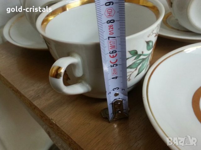 Руски порцелан чаши за чай, снимка 12 - Сервизи - 24952047