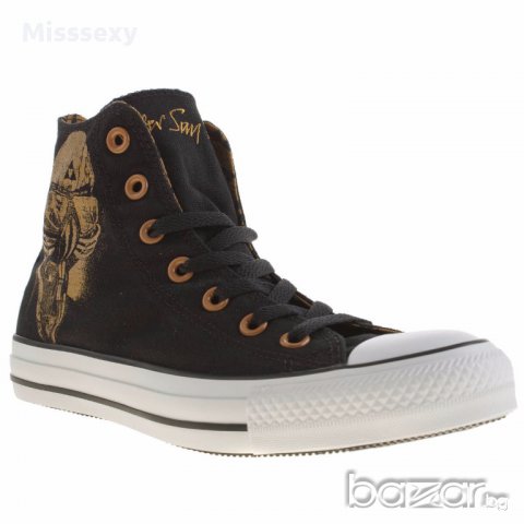 ПРОМО 🍊 CONVERSE ALL STAR HI TOPS 🍊 Дамски кецове BLACK SABBATH 35/36 номер нови с кутия , снимка 2 - Кецове - 10449909