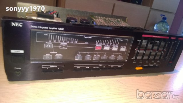 nec a800e stereo amplifier-400watts-made in japan-внос швеицария, снимка 14 - Ресийвъри, усилватели, смесителни пултове - 11453872