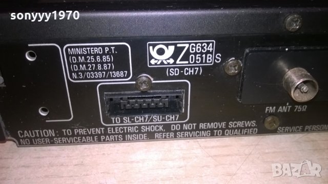 technics st-ch7l-stereo tuner-made in japan-внос швеицария, снимка 7 - Ресийвъри, усилватели, смесителни пултове - 23849013