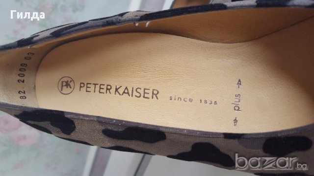 Peter Kaiser Естествен велур и кожа ново размер 38, снимка 7 - Дамски ежедневни обувки - 13825943