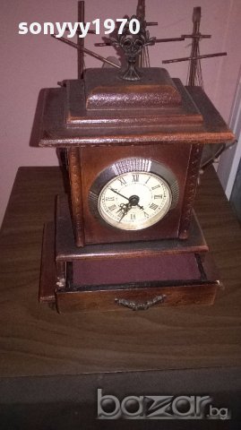 Ретро часовник-25х17х11-здрав работещ точно, снимка 8 - Други - 17046410