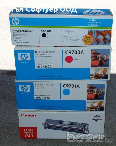 Оригинални тонери за лазерни принтери HP, Xerox, Canon, снимка 1 - Консумативи за принтери - 15370234
