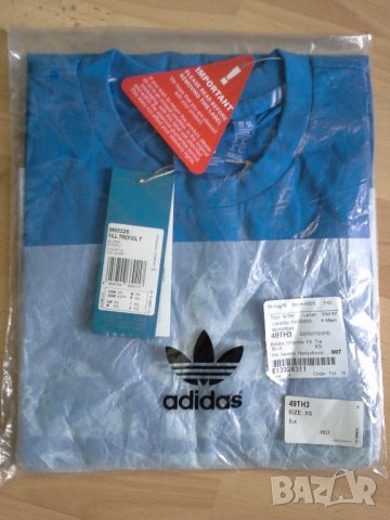 Тениска Adidas Originals Blubird Fill Trefoil Tee, снимка 4 - Тениски - 21642165