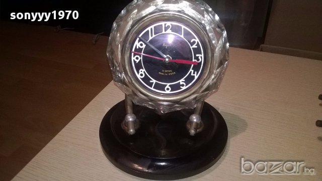 АНТИКА-Масивен руски часовник за колекция/ремонт 20х20см, снимка 3 - Антикварни и старинни предмети - 17922230