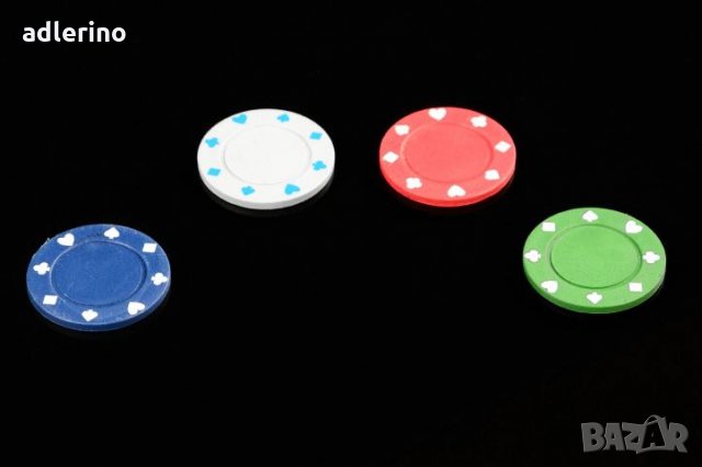 Комплект 200 покер чипа и 2 чифта карти с кади, снимка 5 - Настолни игри - 25042488
