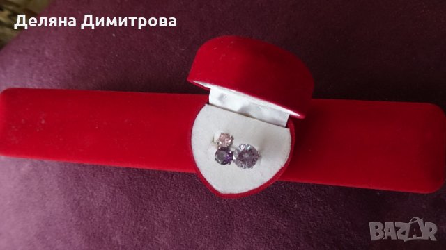 Комплект сребърни бижута с камъни "Сваровски" НАМАЛЕНИ, снимка 12 - Бижутерийни комплекти - 23033238