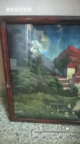 стара картина-пейзаж, снимка 5 - Картини - 16703652