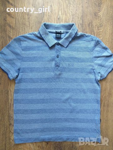 Hugo Boss Navy Firenze Polo Shirt  - страхотна мъжка тениска, снимка 5 - Тениски - 24894561