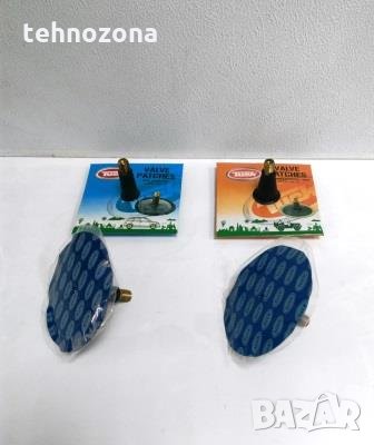 Вентили за вътрешни гуми, бръз монтаж с лепенка Valve Patches Tuck Индия, снимка 3 - Гуми и джанти - 22575873