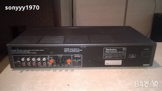 technics su-z250 stereo amplifier-made in japan-внос швеицария, снимка 9 - Ресийвъри, усилватели, смесителни пултове - 22258031
