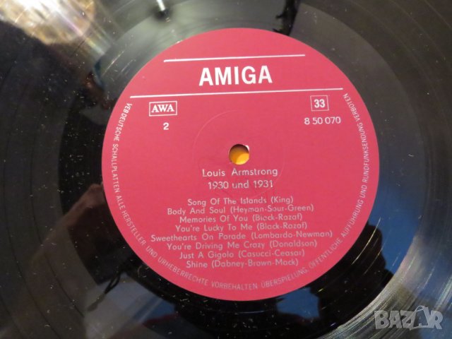 Грамофонна плоча Луис Армстронг, Louis Armstrong ( 1928 - 1931 г. - издание 70те години !, снимка 7 - Грамофонни плочи - 25302028