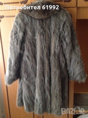 Дамско палто от енот, снимка 2 - Палта, манта - 23968784