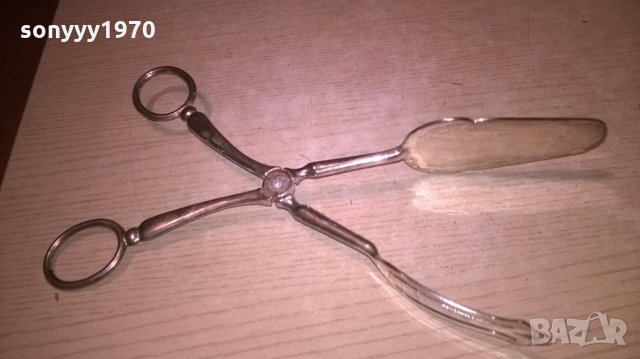 e.r.zink silverplated-made in italy-27см-внос швеицария, снимка 2 - Колекции - 22465787