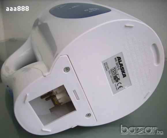 Електрическа кана Alaska 1,7л 2200w, снимка 7 - Кани - 9171378