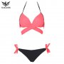 2022 Секси Бикини Дамски Бански Костюм цветен за момичета Комплект Плажен нова мода, снимка 11