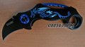  Сгъваем нож /карамбит/ Син дракон, снимка 3