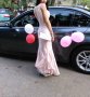 Розова,стилна и красива бална рокля, снимка 4